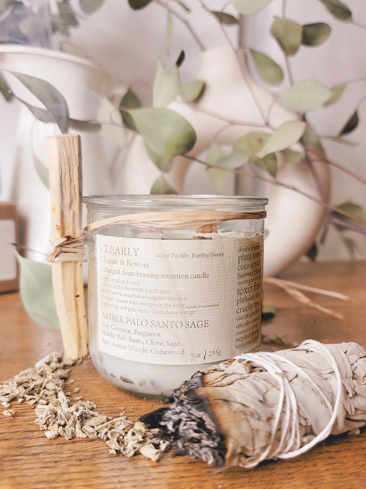 Pre-Order: Clearly Candle Sage and Amber